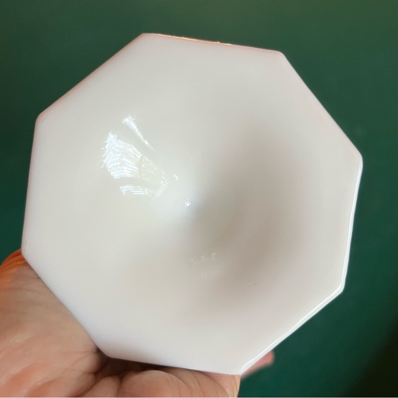 Vintage White Milk Glass Compote/Pedestal bowl - Picture 10 of 10